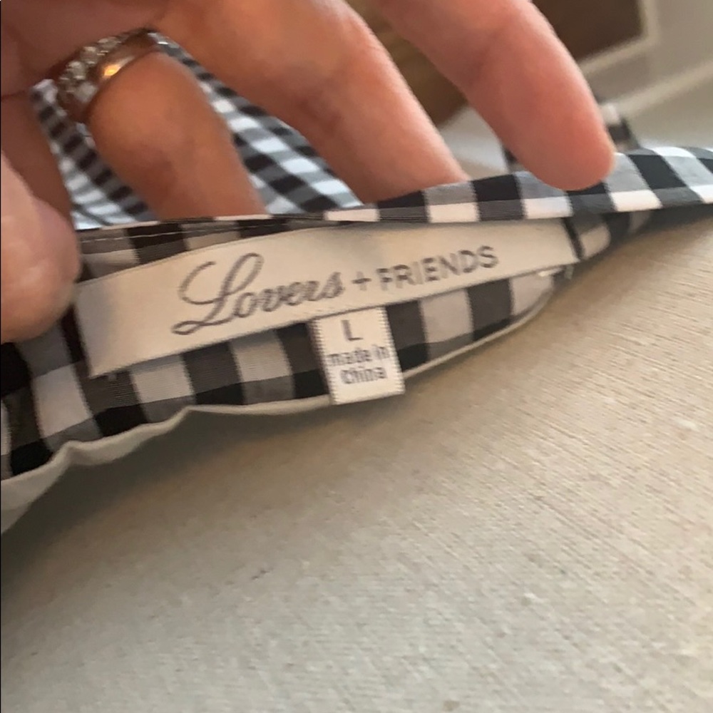 Lovers + Friends gingham wrap dress - Picture 6 of 6